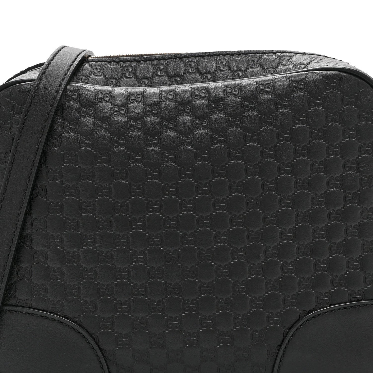 Microguccissima Mini Bree Messenger Bag Black