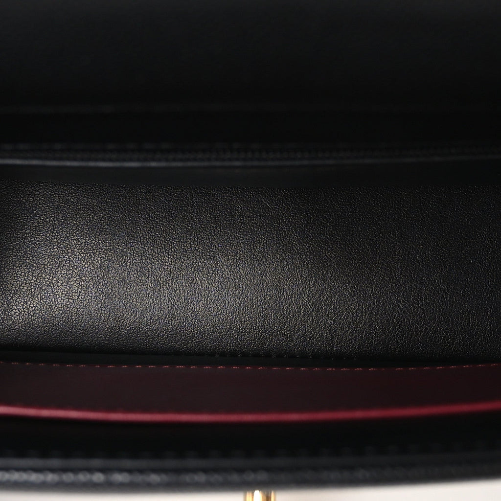 Shiny Caviar Preppy Coco Small Flap Black