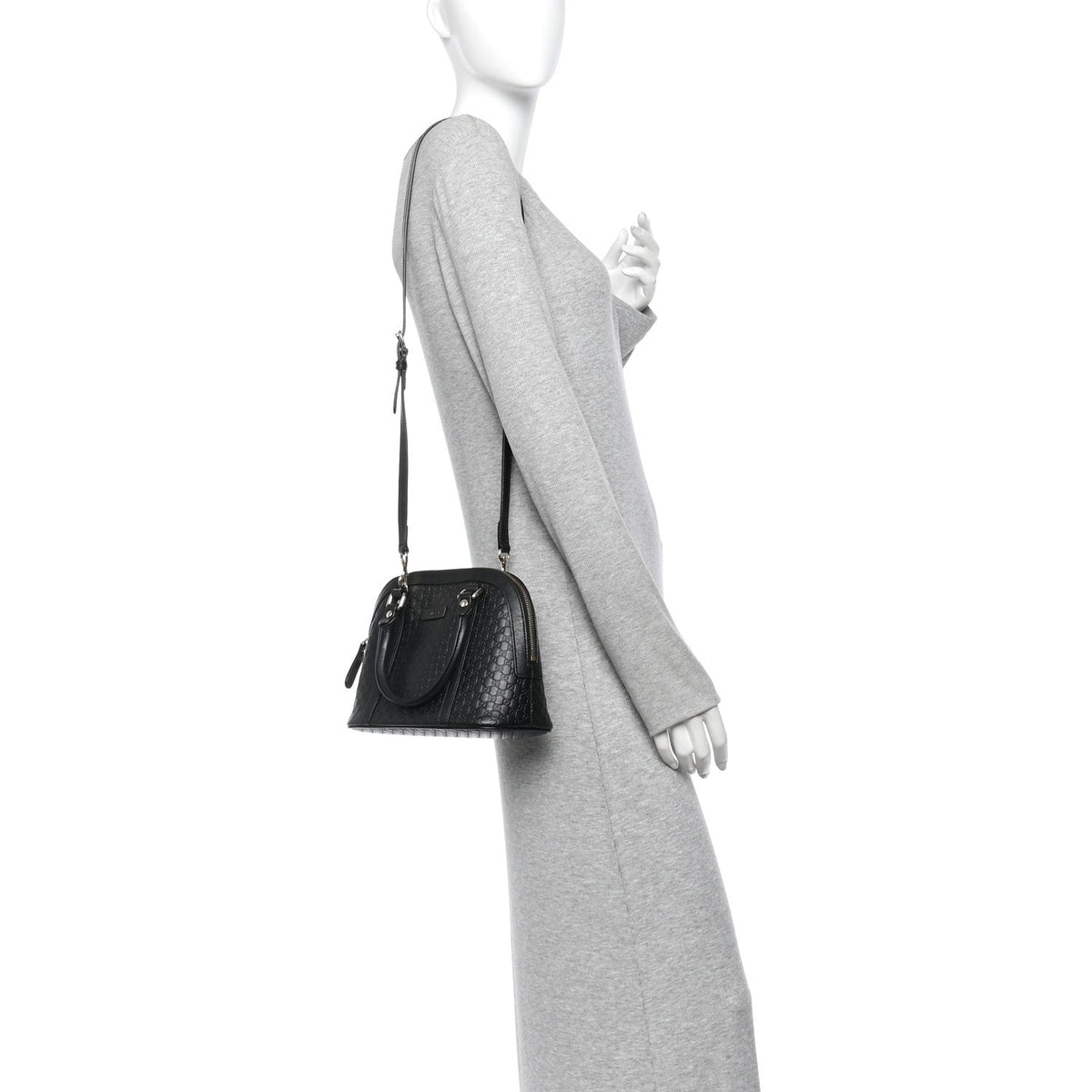 Microguccissima Mini Dome Bag Black